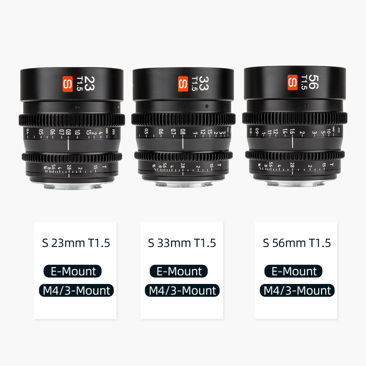 M4/3 Series Cine Lenses