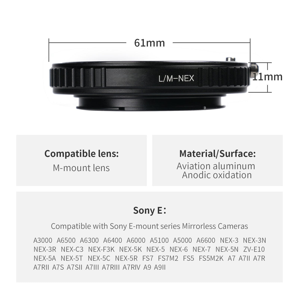 LM-E Adapter Ring