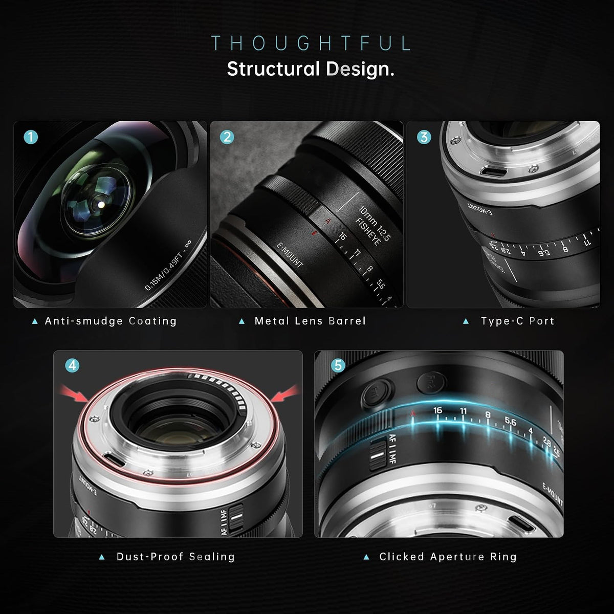 AF 10mm F2.5 Full-frame Lens for E