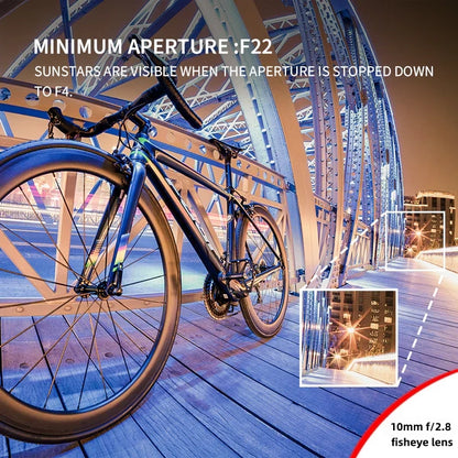 10mm f/2.8 Full-frame fisheye lens for E/L/R/Z/GFX( Medium Format )