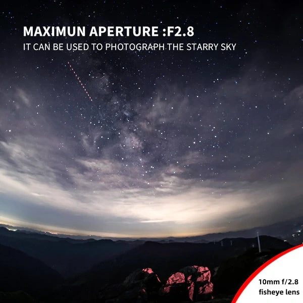 10mm f/2.8 Full-frame fisheye lens for E/L/R/Z/GFX( Medium Format )