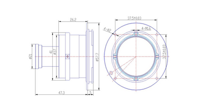 56MM F5.6 Emount Full Frame Lens-Lightweight