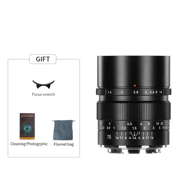 75mm f/1.4 Full-frame Lens for Sony E/Canon EOS-R/Nikon Z/ Panasonic L LUMIX S