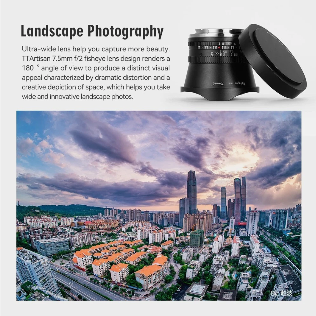7.5mm F2.0 APS-C Large Aperture Cameras Lens