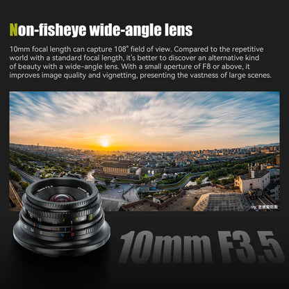 10mm f/3.5 APS-C Ultra Wide Angle Lens