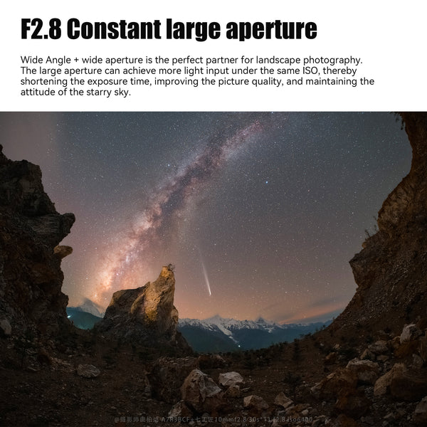 10mm f/2.8 Mark II Ultra Wide-angle Full-frame Fisheye Lens for E/L/R/Z