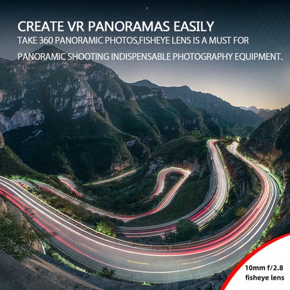 10mm f/2.8 Full-frame fisheye lens for E/L/R/Z/GFX( Medium Format )