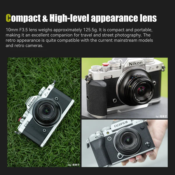 10mm f/3.5 APS-C Ultra Wide Angle Lens