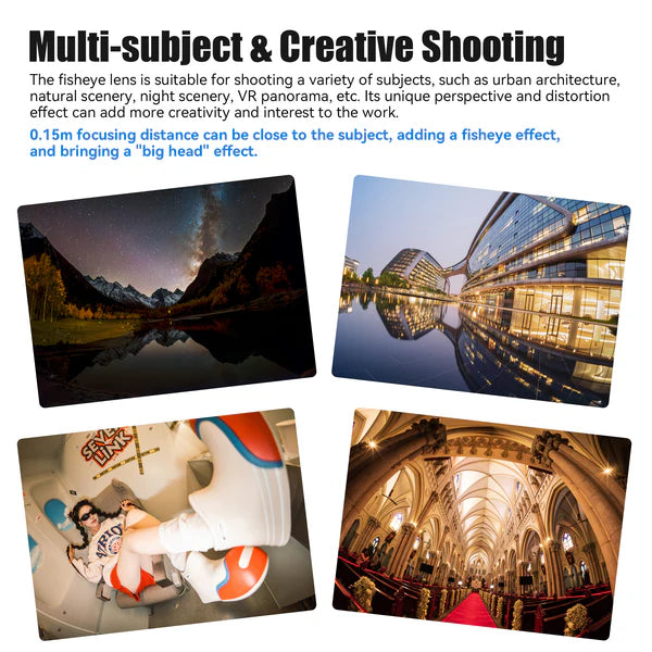 10mm f/2.8 Mark II Ultra Wide-angle Full-frame Fisheye Lens for E/L/R/Z