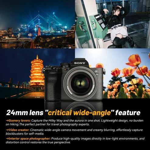AF 24mm F1.8 Full-frame Lens for E