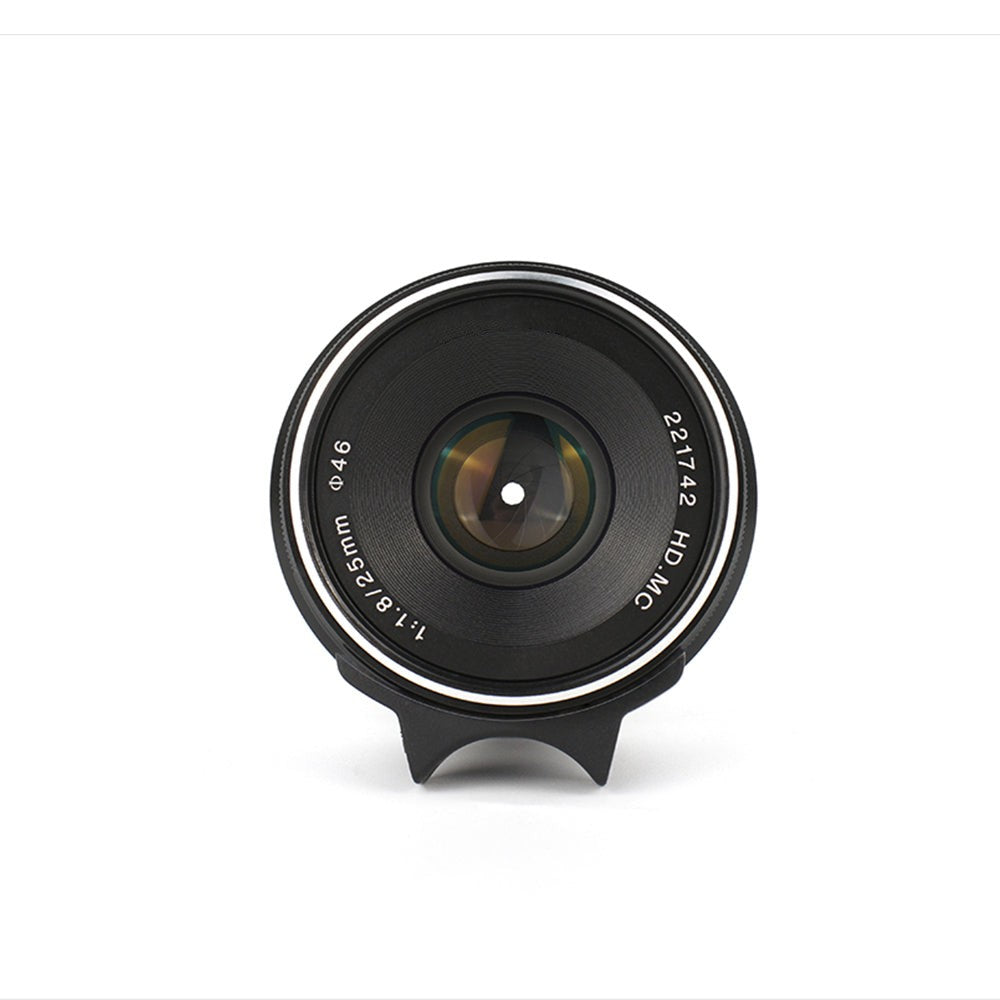 Manual Focus 25mm f/1.8 APS-C Lens for E/X/Z/M43-mount
