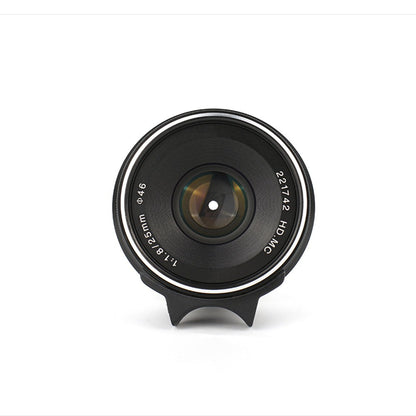Manual Focus 25mm f/1.8 APS-C Lens for E/X/Z/M43-mount