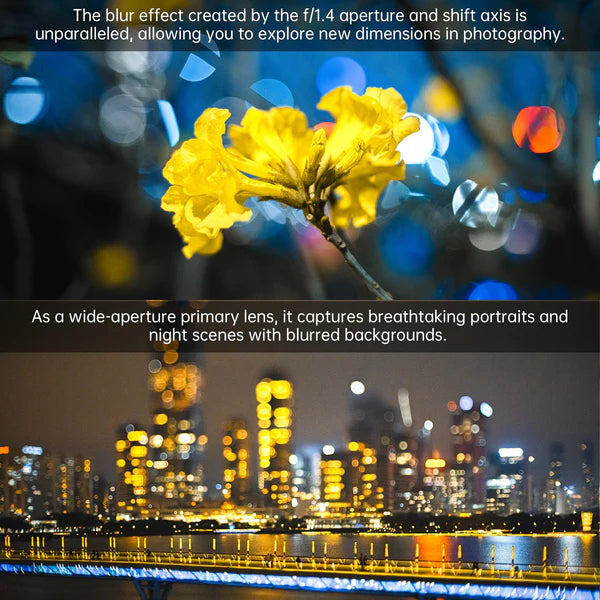 50mm F1.4 APS-C Tilt Shift Lens