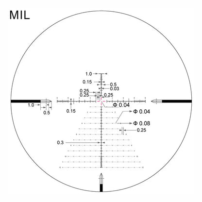 SH-4 4-16X50 GEN2 FFP Illuminated Reticle with Zero Stop - 34mm Tube