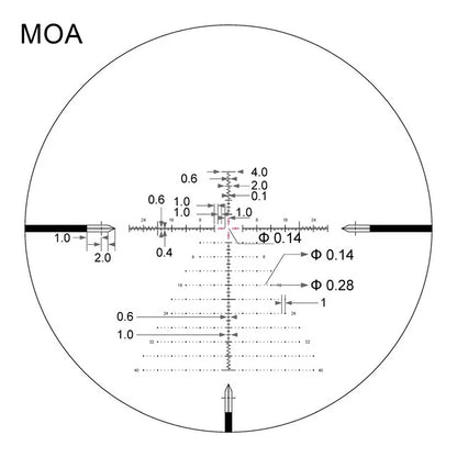 EP-5 5-25X56 FFP Illuminated Reticle with Zero Stop - 34mm Tube