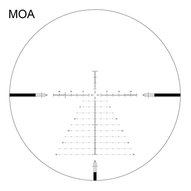 EPL-4 6-24x50 FFP Illuminated Reticle with Zero Stop - 30mm Tube