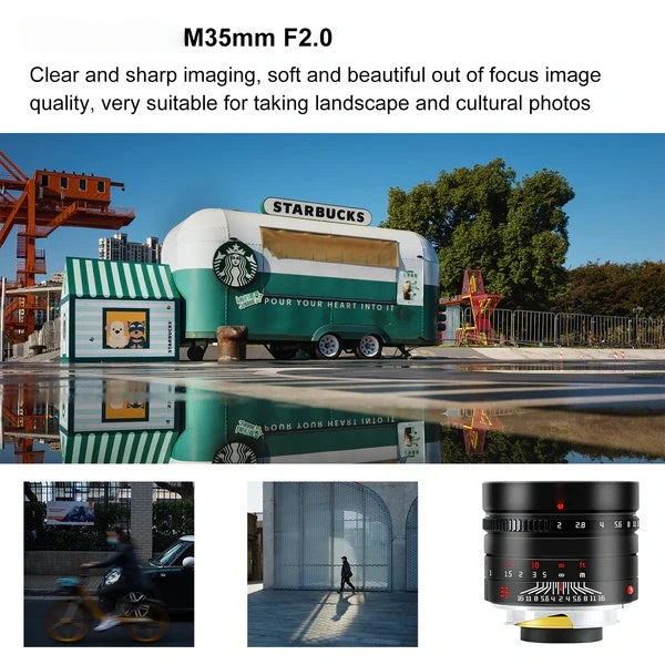 M35mm f/2.0 Mark II Full-frame lens for Leica M