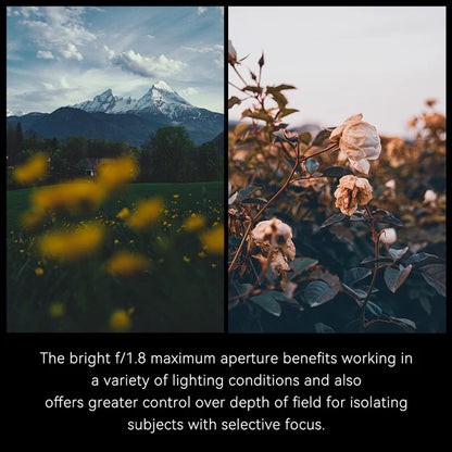 25mm f/1.8 APS-C Lens