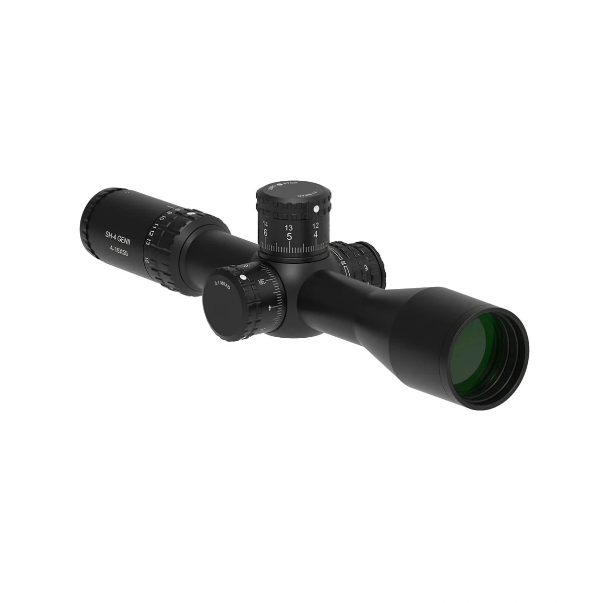 SH-4 4-16X50 GEN2 FFP Illuminated Reticle with Zero Stop - 34mm Tube