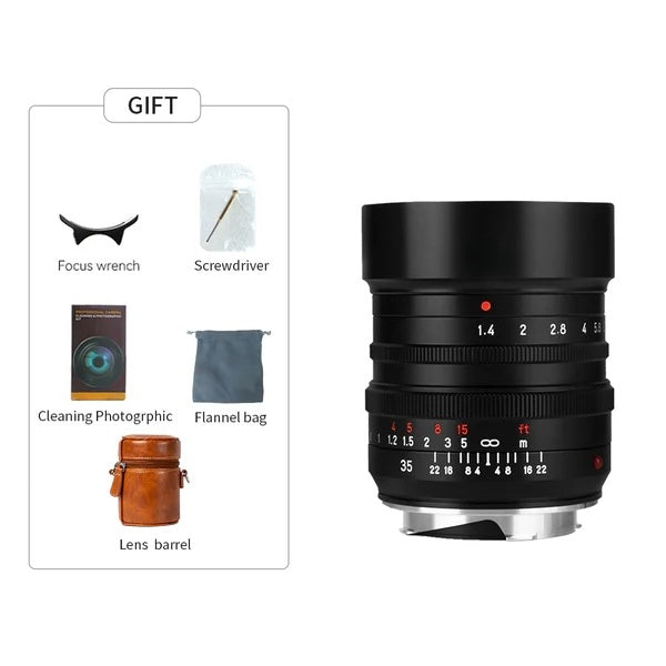 M35mm f/1.4 WEN Full-frame lens for Leica M